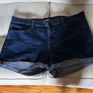 Old Navy Women's Deep Indigo Jean Shorts